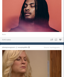 viniumsabbathi:  Waka Flocka and Amy Poehler havin a moment in my dash.               When a fart is too strong