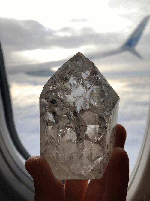 mamadivaa:The people sitting next to me on the plane were looking at me like I was crazy, but I was 