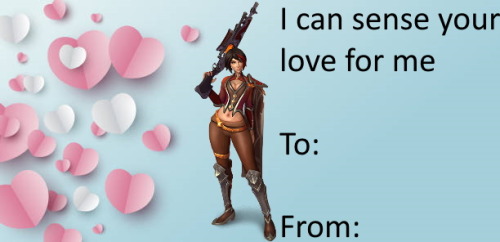 Set 1 | Set 2 | Set 3 | Set 4 | Set 5Paladins Valentines card dump!To our special community, courtes