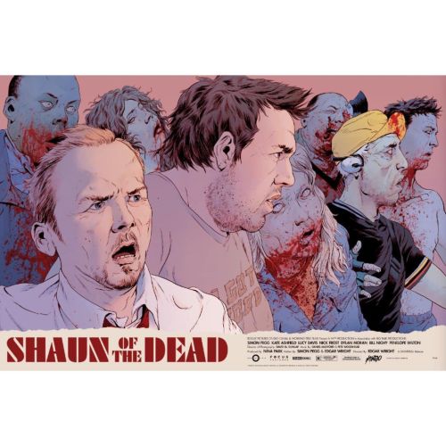 From Sketch to Final pt2: Shaun of the Dead screenprint. This one bums me out to this day, as you’ll