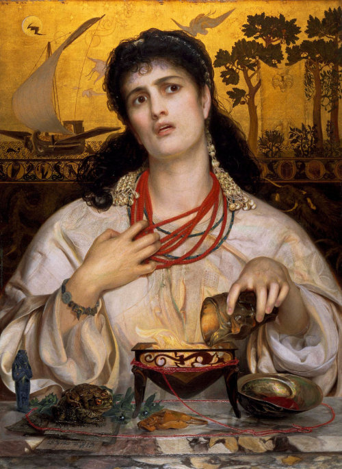 nataliakoptseva:Frederick Sandys - Medea, 1866