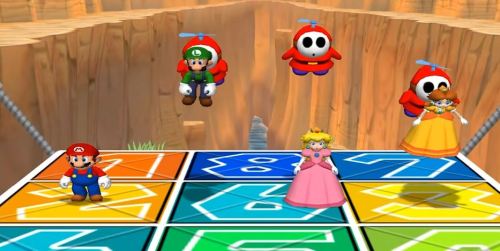 suppermariobroth:Top: the encyclopedia in Mario Party Superstars lists the appearances of all it cha