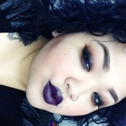 ohreinababyy:  Haven’t done a dark lip