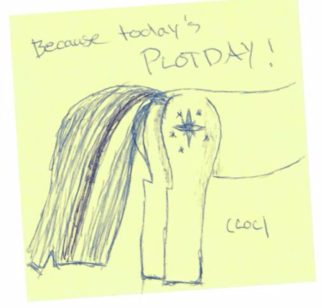 My best friend just sent me this. It’s a picture I drew on a post-it note and sent