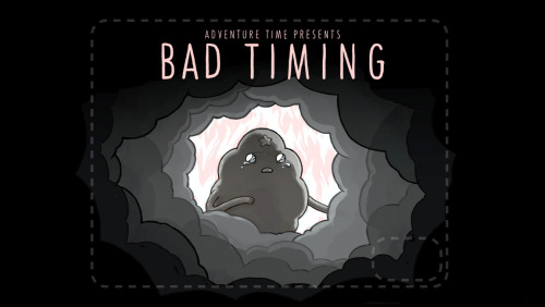 Bad Timing - title card designed by Lyle Partridge painted by Nick Jennings