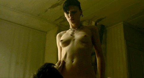famous-nsfw-tub:  Rooney Mara topless and riding hard. 