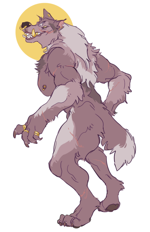 zombiescratch:full view of that werewolf!eraad from the themed commissions post :) please consider p