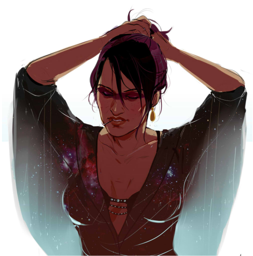 tenniles:wanted to draw a pretty morrigan u//u