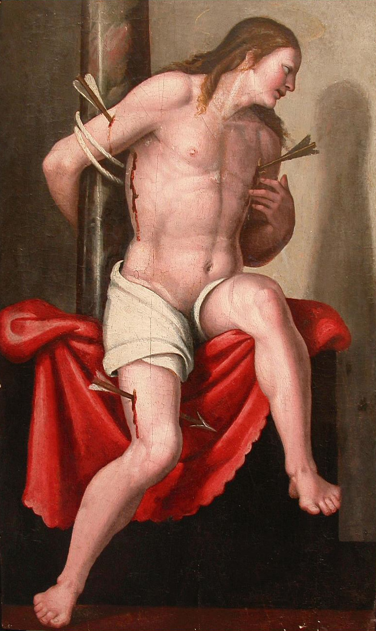 necspenecmetu: Bartolomeo Coda da Rimini, Saint Sebastian, after 1543 