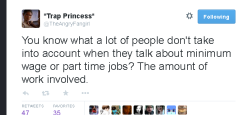 nospockdasgay:  nospockdasgay:  womanistgamergirl:  cutiepatootiewithahellaradbooty:  mysharona1987:  There is no part of this diatribe that is not amazing or 100% true.  Yeah ok but people who work minimum wage didn’t go to college so they don’t