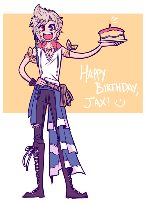 destiny-islanders:  Happy (belated) birthday, @milkyskies! Sorry I’m a little late! >_<Based on Jax’s X-2 design of Prom in @argentumsun‘s FFXV / FFX AU… I love it SO much *u*
