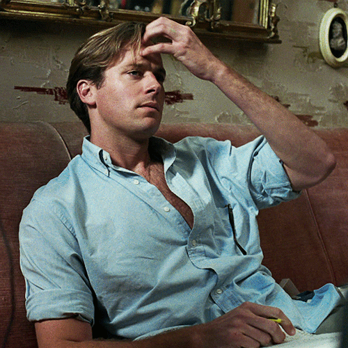 ARMIE HAMMERas Oliver in ‘Call Me By Your Name’2017 › dir. Luca Guadagnino