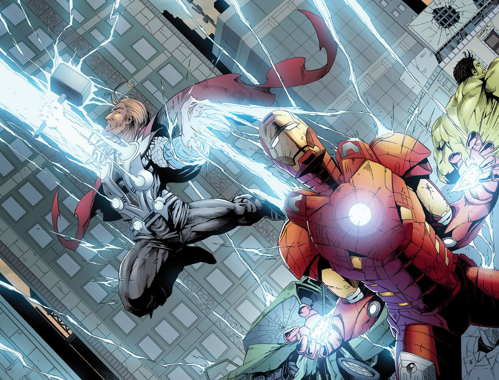 herochan:  Power Up, Beat Em Up, Shoot em Up Illustrations by Mark Lauthier &amp; Eddy