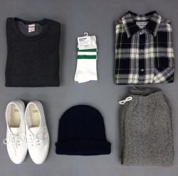 americanapparel:  Men’s layers - shop HERE.