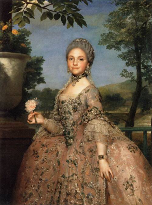 1.Anton Raphael MengsMaria Luisa of Parma1765, oil on canvas, Museo del Prado, Madrid