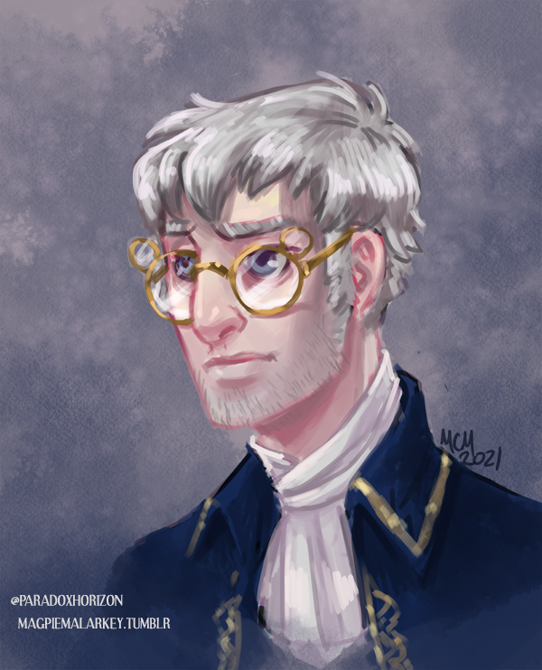 Late night speedpaint bust of Percy because I’ve been putting on the Vox Machina series of Crit Role on in the background 