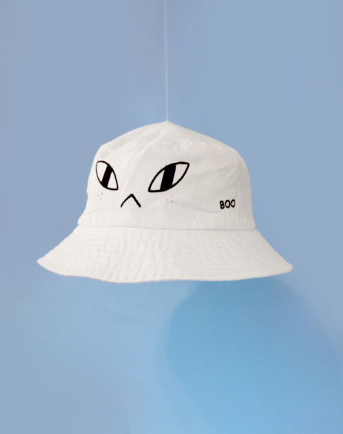 natalikoromotoart:natalikoromotoart:“Ghosty” Bucket hat natalikoromoto.dogBack in stock!