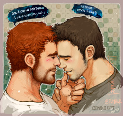 rum-locker:  fanart of Mark and Brad from