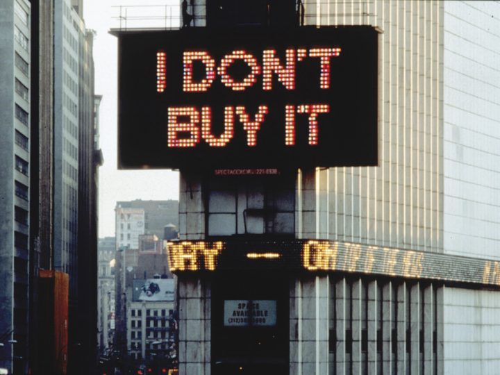 novaub313:Anne Bray–Single-handedly: 40-second animation on electronic billboard