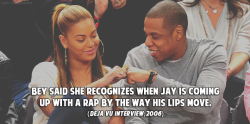 muckfeh:  life-of-beyonce:Jayonce Facts.