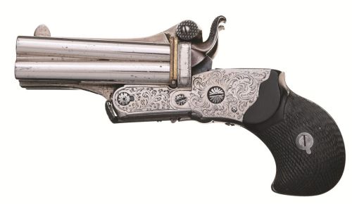 peashooter85:Eight barreled volley pistol crafted by Giovanni Merolla, circa 1850-1875.from Rock Isl