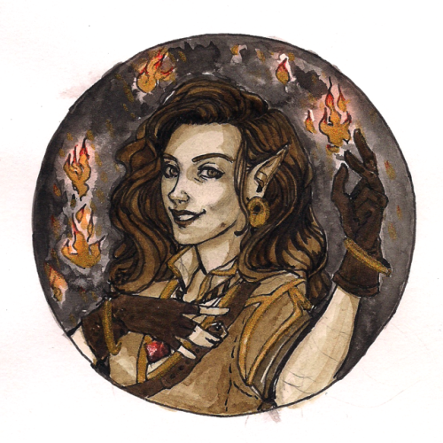 All companions from Pathfinder: Kingmaker deserve more fanart! (and my baroness too)  - Part 1Part 2