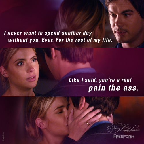 prettylittleliars:All the #Haleb feels!  #PrettyLittleLiars #PLLDeathTrap