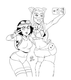 callmepo:  Gogo and Honey Lemon go to a rave