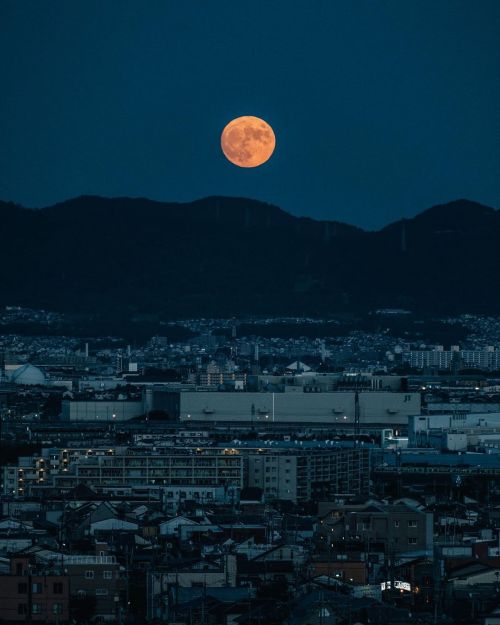 Mid-Autumn Moon今日は中秋の名月月はのぼり始めの大きく見える時間帯が好み。やけど、ほんとは目の錯覚だそうな。 #京都 #西山 #XT3 #XF55200https://www.insta