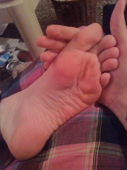 late nite ~ soft soles ~ cell phone shot