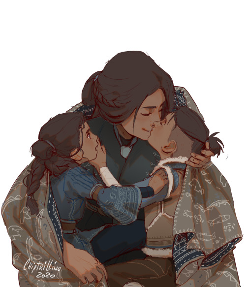 chiptrillino:gays4korra:chiptrillino:Listen, the water tribe family holds a realy special place in m