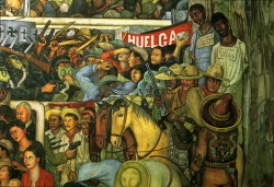 magictransistor:  Diego Rivera. Mexico Today and Tomorrow (Detail). Repression of Striking Workers and Campesinos. 1935 