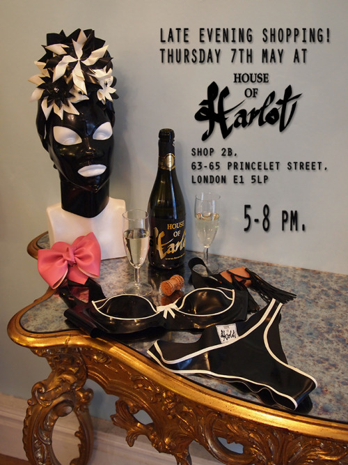 Late Night Shopping Event in London. May 7 2015….come visit us!Promotions! Goodies! Fizz!! Go