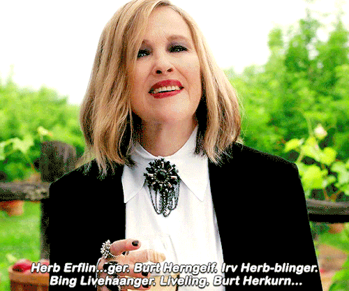 danisclayton: Let’s all pray we don’t wake up. Catherine O’Hara as Moira Rose in S