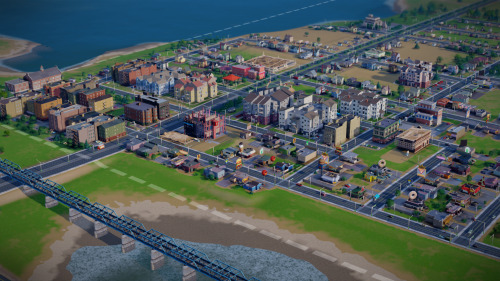 I tried screenshotting the progress of my first city in SimCity from the same angle. They&rsquo;