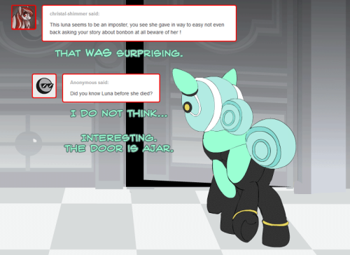 ask-omegacoder:  Drama bomb!We Repair Ponies #139  GASP! =O
