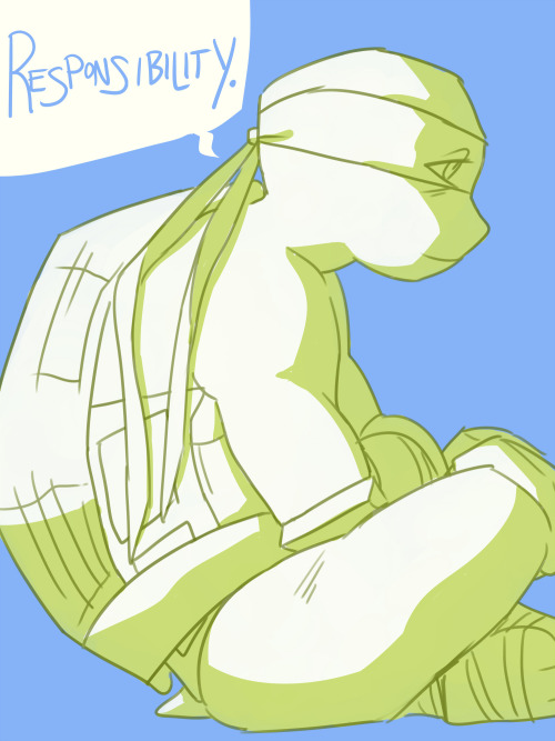 mellowmonsters:Turtle power late night doodles.