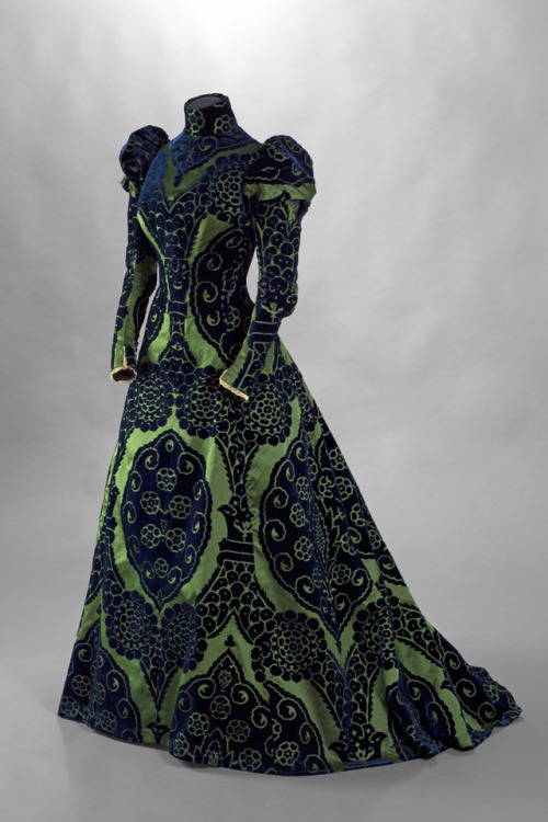 history-of-fashion:ab. 1897 Tea Gown by Charles Frederick Worth ...