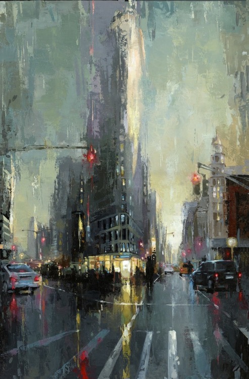 Victor Bauer (American, b. 1969, based NYC, NY, USA) - 1: Times Square - NYC, 2018  2: Central Park 