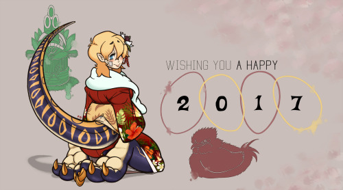 Happy [belated] New Year Everyone!!!Been Working On This For WEEKS Because Line Art Is Big Hbhhbhbhhb