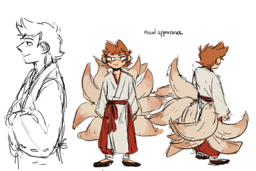 also he got a different yukata in human form