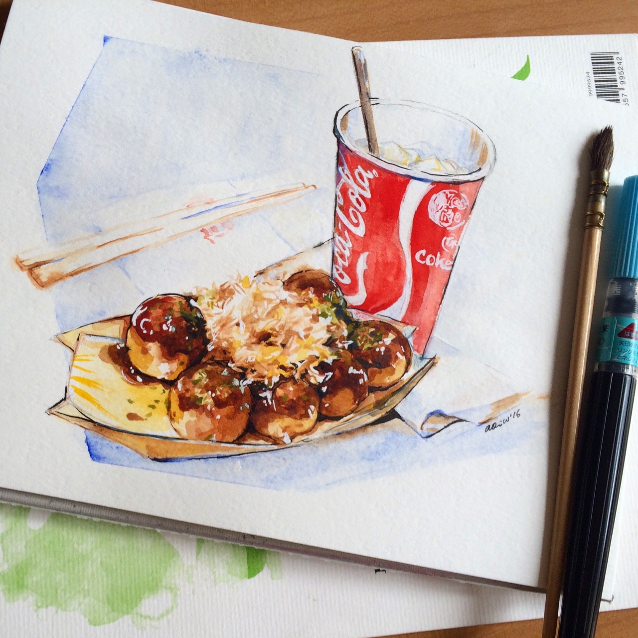 da-imaginarium:  Sketches 44-47:Some recent food illustrations of mine. The first