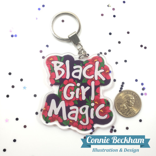 Black lives matter and black girl magic charms are available in my etsy shop! These are 3inches and 