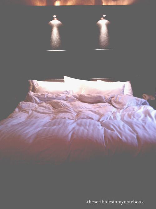 Hotel Bed - original photography on We Heart It.