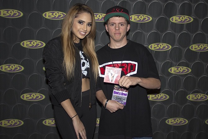 villegas-news:  December 12th:  Jasmine V meets fans at the B95 Fresno Holiday Jam.