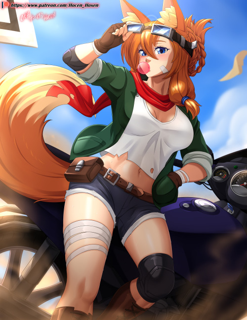 Original - Kitsu Bikerhttps://www.pixiv.net/en/artworks/88536075https://twitter.com/hosen_hocen/stat