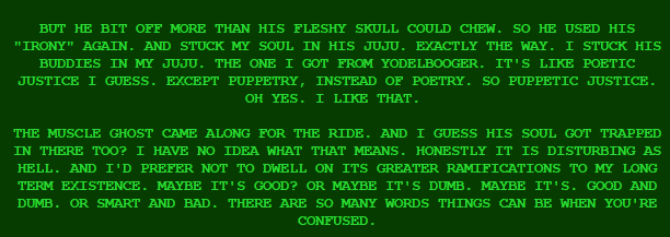 seer-of-blood:  So in the new update, Caliborn goes on about how Dirk banished his