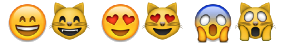 meowgon:  kinginthewest:  it’s just like, why are there cat emojis for loads of emotions as well as normal humans emojis  like, when do i need to express these emotions… but as a cat  they’re not for you… they’re for ME  