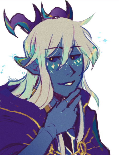 I like me some space elves with nice deep voices  ✨ ✨ 