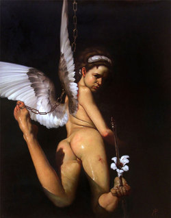 fuckyeahsugardaddy:  asylum-art:  _NSFW_ Roberto Ferri - born in Taranto, Italy, in 1978. Graduate of the School of Fine Arts in his hometown. Inspired deeply by Baroque painters (especially Caravaggio) and other Old Masters of Romanticism, Academism,